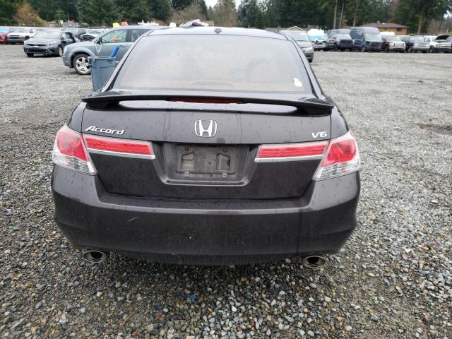 1HGCP3F85BA011890 - 2011 HONDA ACCORD EXL GRAY photo 6