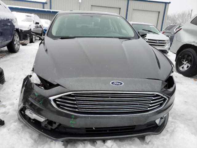 3FA6P0D96HR100796 - 2017 FORD FUSION TITANIUM GRAY photo 5