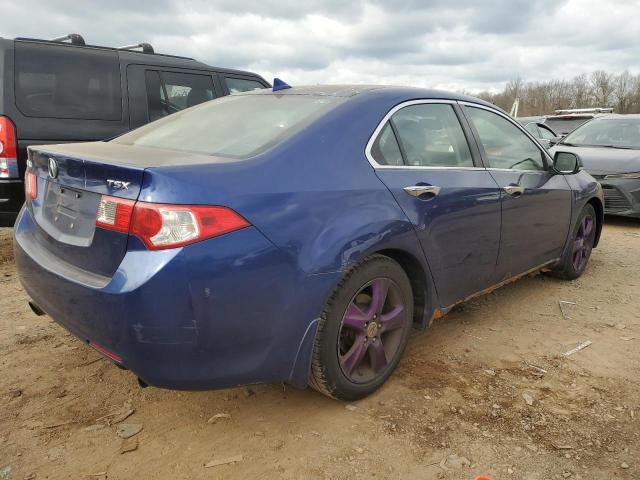 JH4CU2F66AC016758 - 2010 ACURA TSX BLUE photo 3