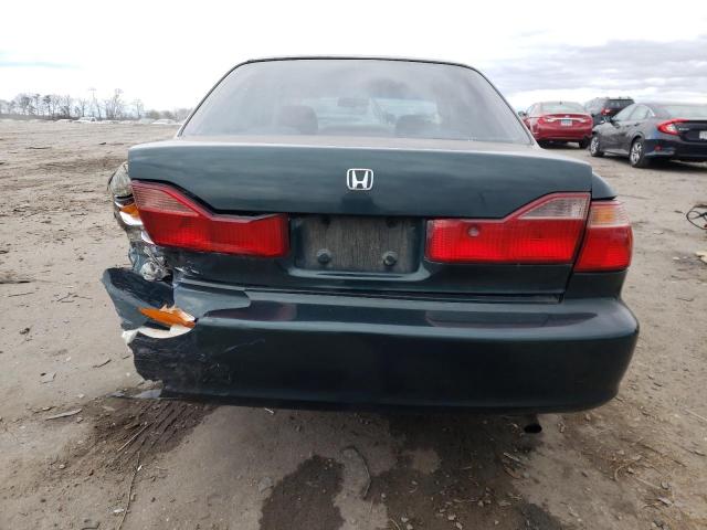 1HGCG5559WA043850 - 1998 HONDA ACCORD EX GREEN photo 6