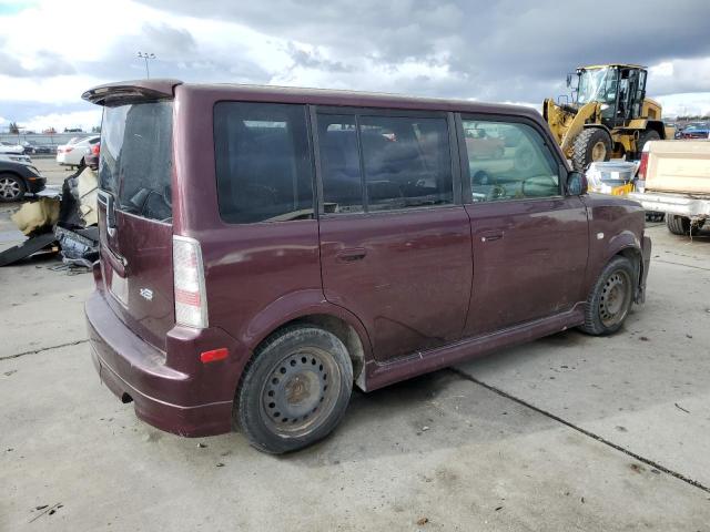 JTLKT324464036622 - 2006 TOYOTA SCION XB MAROON photo 3