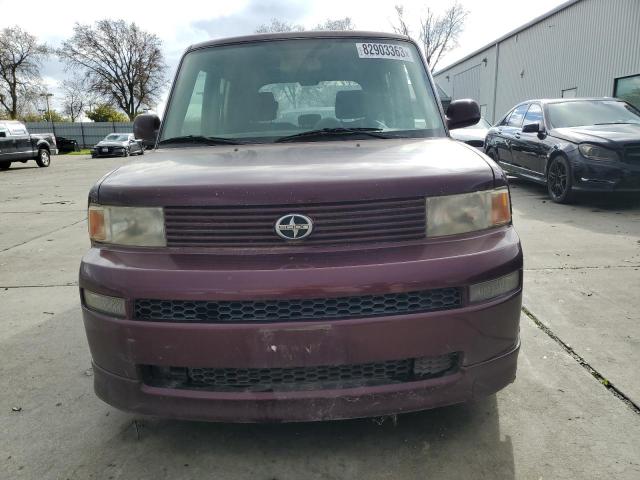 JTLKT324464036622 - 2006 TOYOTA SCION XB MAROON photo 5