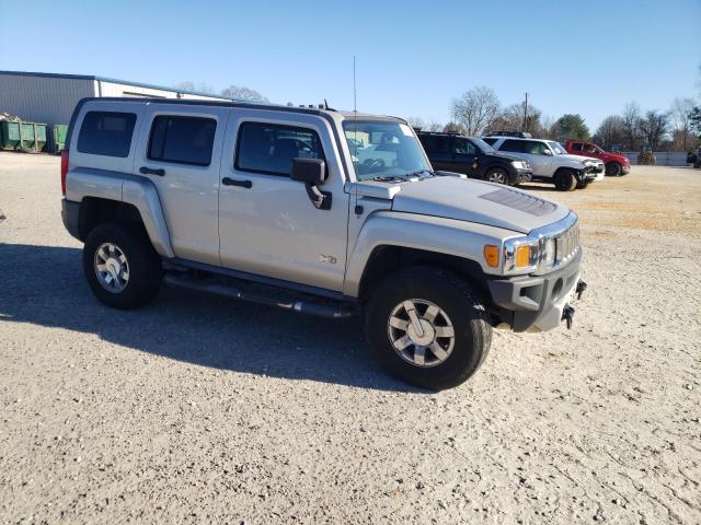 5GTEN13E788155932 - 2008 HUMMER H3 GRAY photo 4