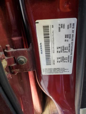 YV1CY592251161338 - 2005 VOLVO XC90 RED photo 13