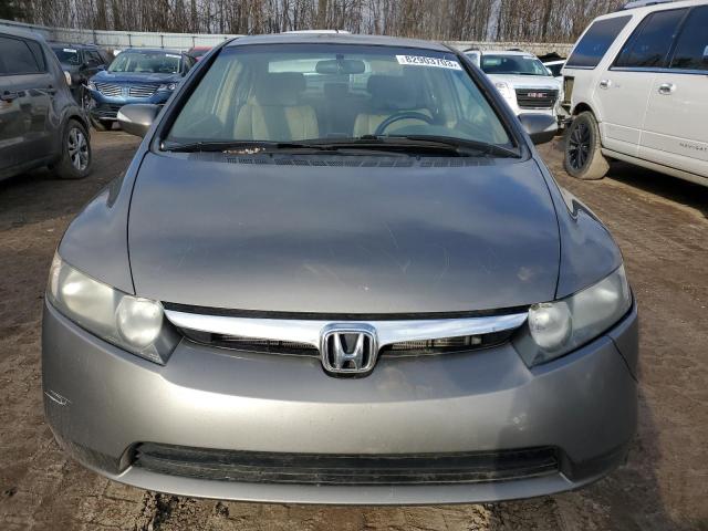 JHMFA36218S025019 - 2008 HONDA CIVIC HYBRID GRAY photo 5