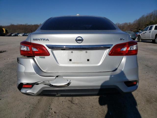 3N1AB7AP9KY417034 - 2019 NISSAN SENTRA S SILVER photo 6