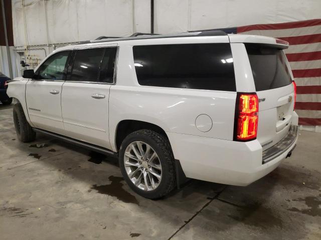 1GNSKJKJ6KR245289 - 2019 CHEVROLET SUBURBAN K1500 PREMIER WHITE photo 2