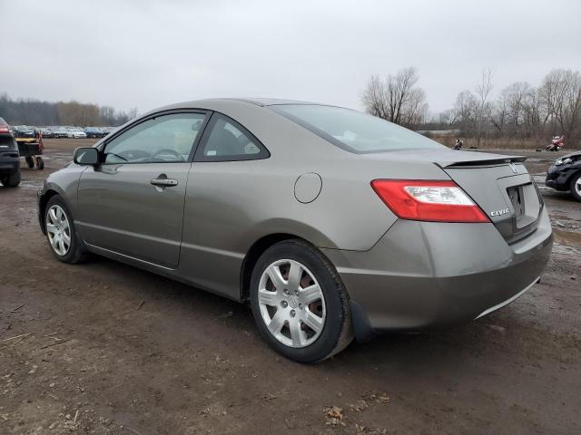 2HGFG12616H571998 - 2006 HONDA CIVIC LX BROWN photo 2