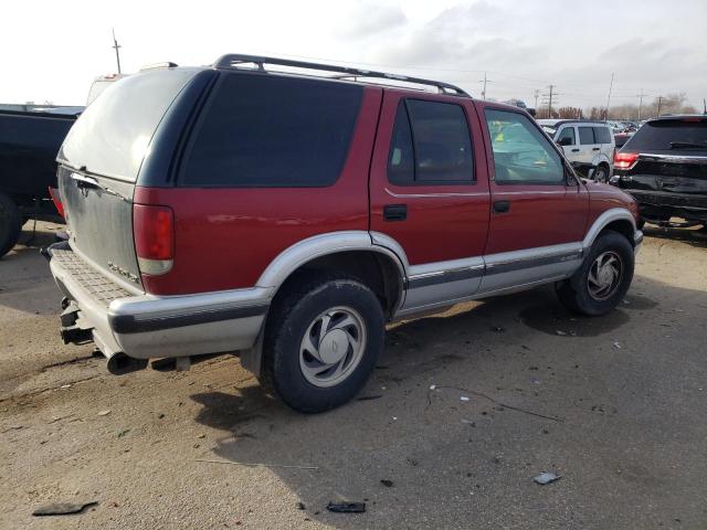 1GNDT13W4T2113349 - 1996 CHEVROLET BLAZER MAROON photo 3