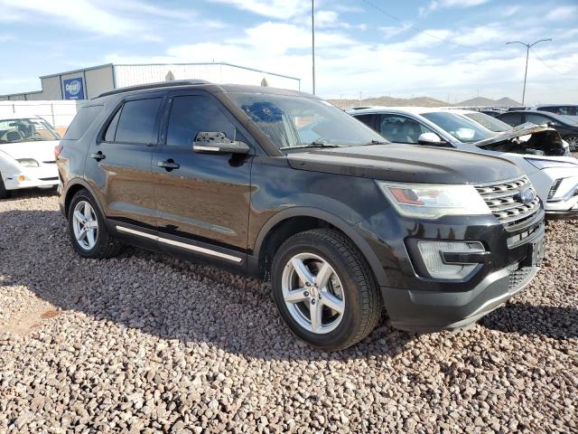 1FM5K8D88HGB08153 - 2017 FORD EXPLORER XLT BLACK photo 4