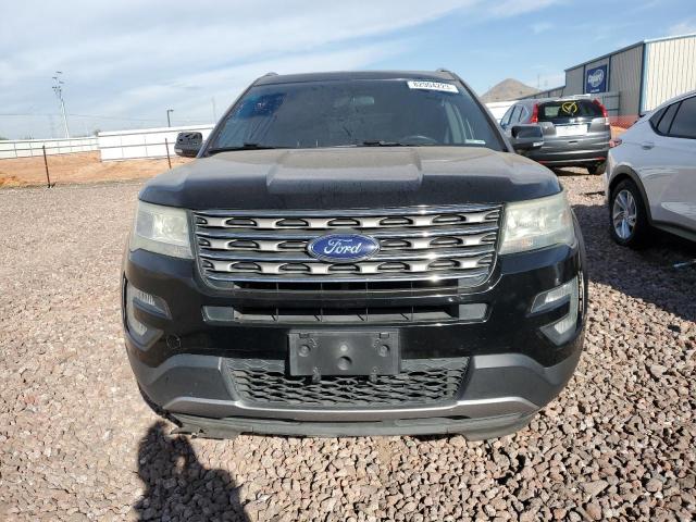 1FM5K8D88HGB08153 - 2017 FORD EXPLORER XLT BLACK photo 5