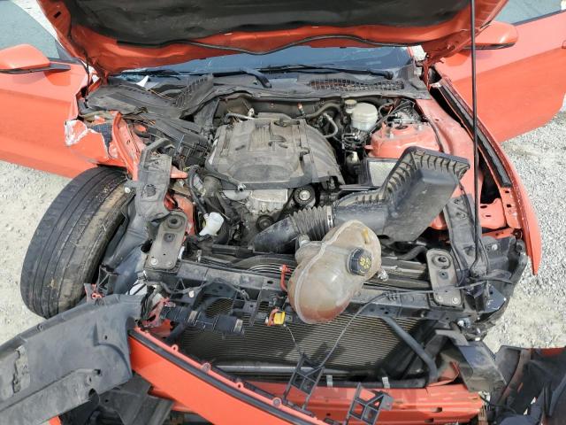 1FA6P8TH5F5354619 - 2015 FORD MUSTANG ORANGE photo 11