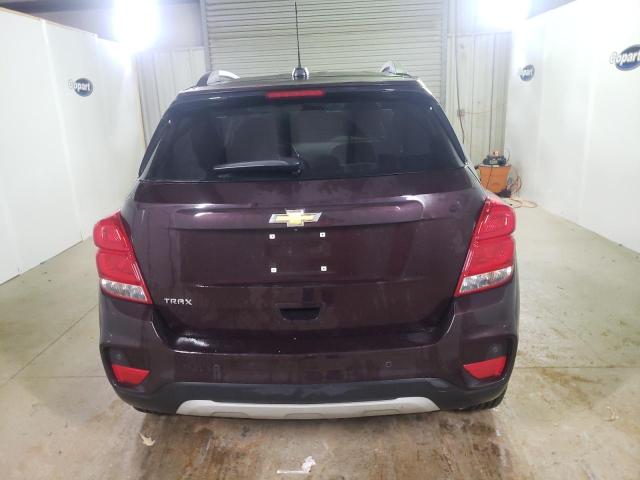 KL7CJLSM6MB377290 - 2021 CHEVROLET TRAX 1LT MAROON photo 6