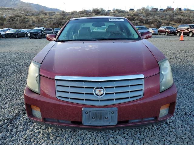 1G6DM577640114230 - 2004 CADILLAC CTS BURGUNDY photo 5