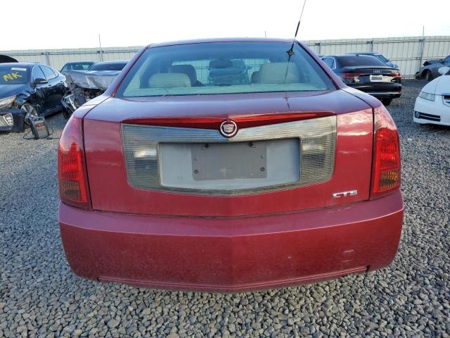 1G6DM577640114230 - 2004 CADILLAC CTS BURGUNDY photo 6