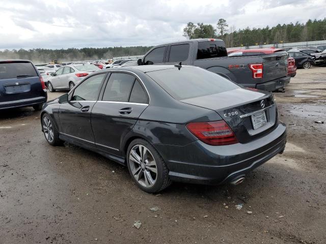 WDDGF8AB3DG076911 - 2013 MERCEDES-BENZ C 300 4MATIC BLACK photo 2