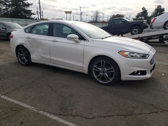 3FA6P0K98ER192654 - 2014 FORD FUSION TITANIUM GRAY photo 4