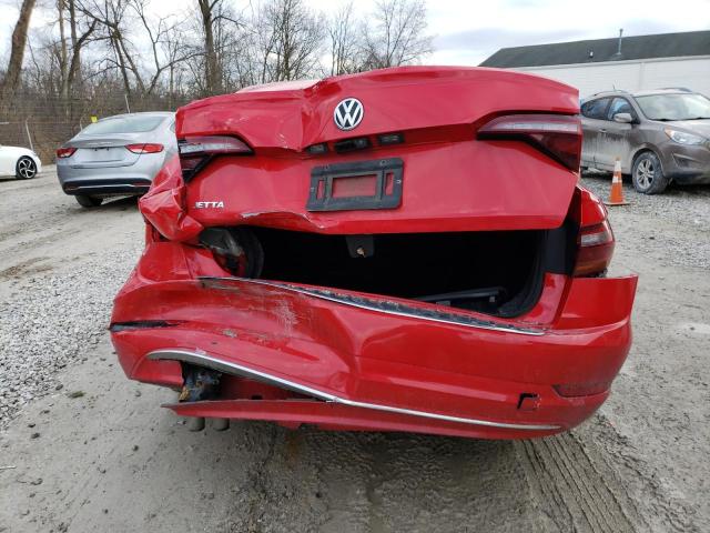 3VWCB7BU0KM179623 - 2019 VOLKSWAGEN JETTA S RED photo 6