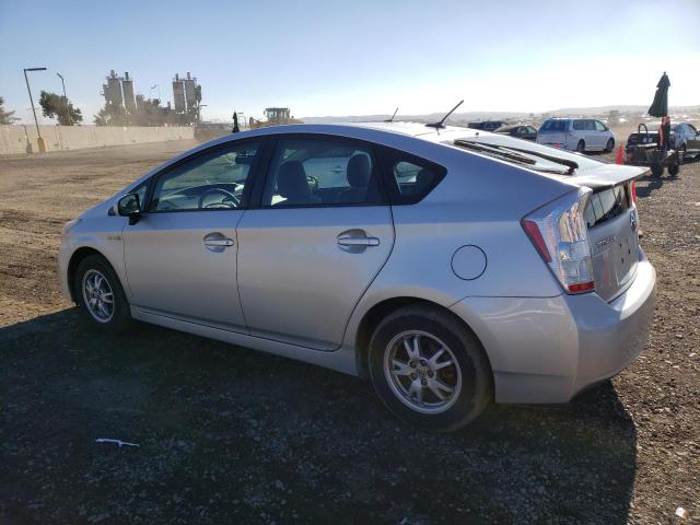 JTDKN3DU7A5021392 - 2010 TOYOTA PRIUS SILVER photo 2