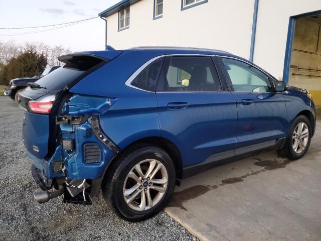 2FMPK3J96LBB01548 - 2020 FORD EDGE SEL BLUE photo 3