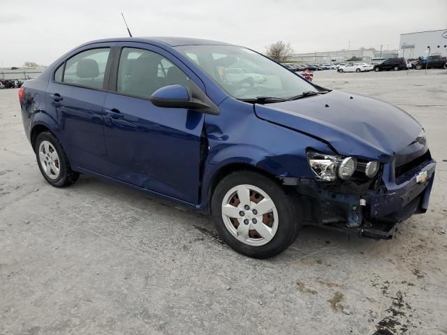 1G1JA5SH4D4251970 - 2013 CHEVROLET SONIC LS BLUE photo 4