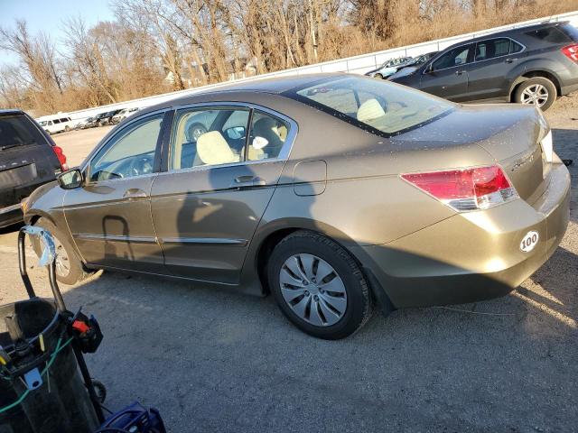 1HGCP26378A089773 - 2008 HONDA ACCORD LX GOLD photo 2