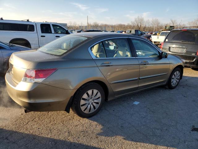 1HGCP26378A089773 - 2008 HONDA ACCORD LX GOLD photo 3