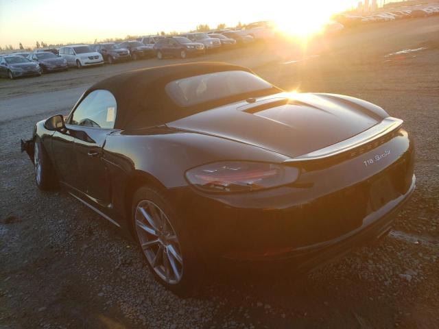 WP0CA2A88HS221047 - 2017 PORSCHE BOXSTER BLACK photo 2