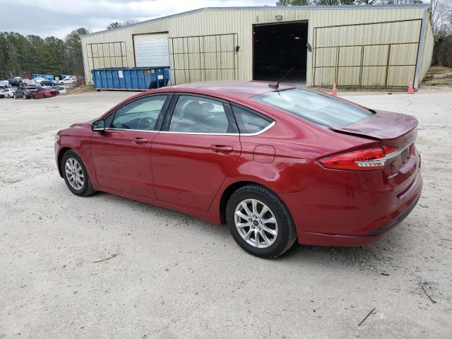 3FA6P0G72JR157478 - 2018 FORD FUSION S BURGUNDY photo 2