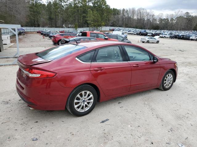 3FA6P0G72JR157478 - 2018 FORD FUSION S BURGUNDY photo 3