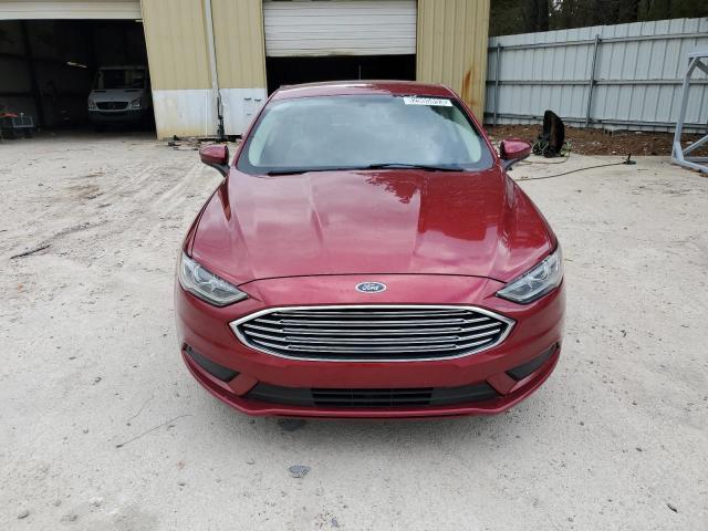 3FA6P0G72JR157478 - 2018 FORD FUSION S BURGUNDY photo 5