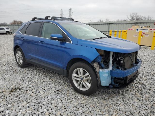 2FMPK3J90JBB53867 - 2018 FORD EDGE SEL BLUE photo 4