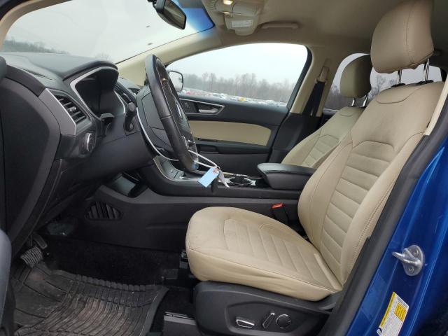 2FMPK3J90JBB53867 - 2018 FORD EDGE SEL BLUE photo 7