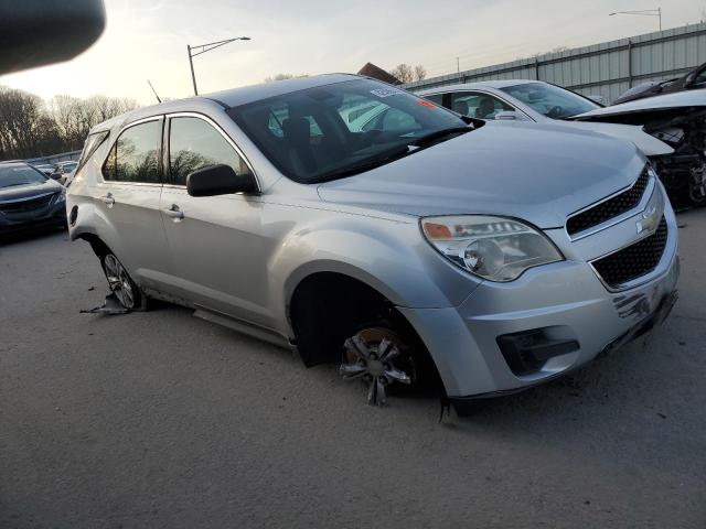 2GNALBEC7B1321283 - 2011 CHEVROLET EQUINOX LS SILVER photo 4