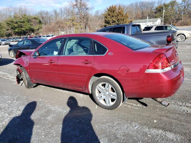 2G1WC581769218679 - 2006 CHEVROLET IMPALA LT RED photo 2