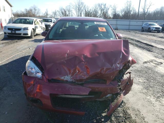 2G1WC581769218679 - 2006 CHEVROLET IMPALA LT RED photo 5