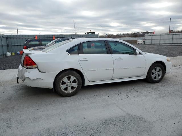 2G1WB5EK3A1159511 - 2010 CHEVROLET IMPALA LT WHITE photo 3