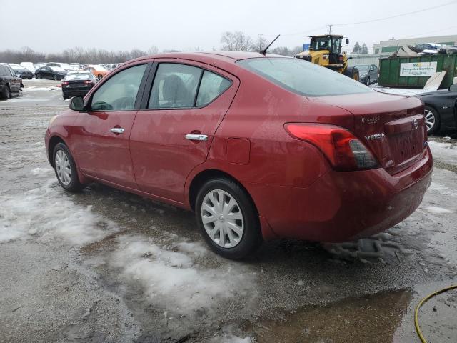 3N1CN7AP3CL858592 - 2012 NISSAN VERSA S RED photo 2