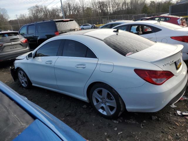 WDDSJ4GB9GN376638 - 2016 MERCEDES-BENZ CLA 250 4MATIC WHITE photo 2