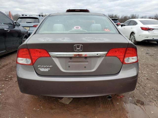 2HGFA1F54BH545831 - 2011 HONDA CIVIC LX BROWN photo 6