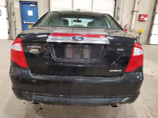 3FAHP0JGXCR137628 - 2012 FORD FUSION SEL BLACK photo 6