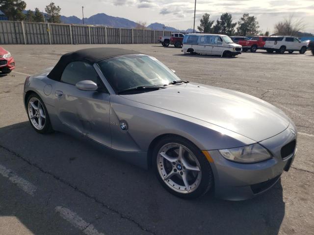 4USBU53527LX03085 - 2007 BMW Z4 3.0SI SILVER photo 4