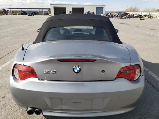 4USBU53527LX03085 - 2007 BMW Z4 3.0SI SILVER photo 6