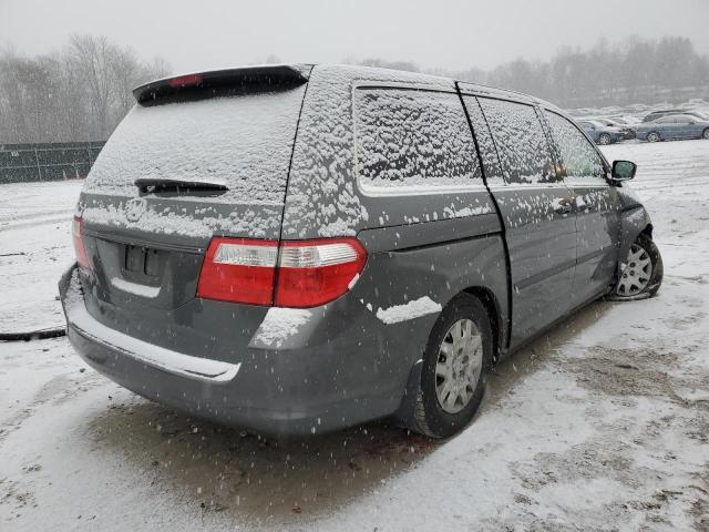 5FNRL38297B050624 - 2007 HONDA ODYSSEY LX GRAY photo 3