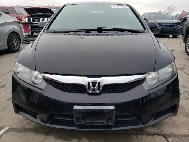 2HGFA16529H328627 - 2009 HONDA CIVIC LX BLACK photo 5