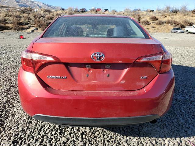 5YFBURHE0HP621340 - 2017 TOYOTA COROLLA L RED photo 6