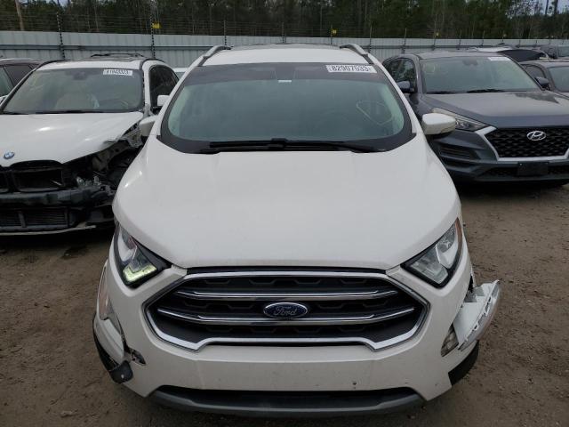 MAJ3P1VE9JC217314 - 2018 FORD ECOSPORT TITANIUM WHITE photo 5