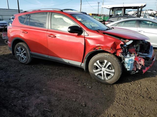 JTMBFREV4HJ130773 - 2017 TOYOTA RAV4 LE RED photo 4