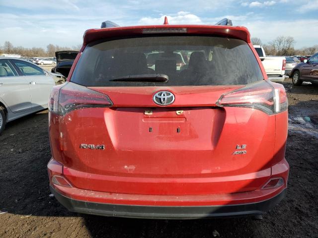 JTMBFREV4HJ130773 - 2017 TOYOTA RAV4 LE RED photo 6