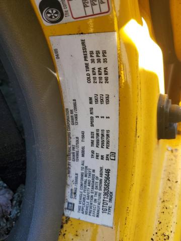 1GTDT136358256446 - 2005 GMC CANYON YELLOW photo 12